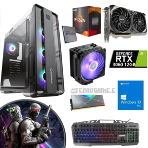 Cpu Gamer Ryzen 7 5800xt, 32gb Ram, Ssd 1TB, Nvidia Rtx 3060 12Gb