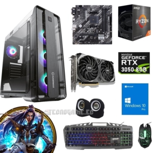 Cpu Gamer Ryzen 5 5500, Nvidia Rtx 3050 8Gb, Ram 32Gb, Ssd 512Gb