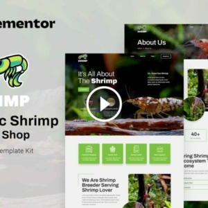Shrimp – Aquarium & Hobby Shop Elementor Template Kit