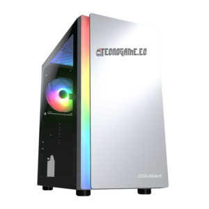 Case Gamer, Mid T, 1F Argb, Vidrio T – Cougar Purity RGB WH