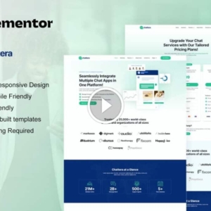 Chattera – SaaS & Chat Service Company Elementor Kit