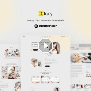 Clary – Beauty Clinic Elementor Template Kit
