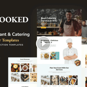 Cooked – Catering & Restaurant Website Elementor Template Kit