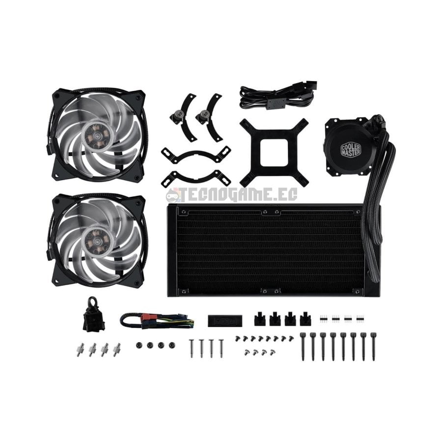 Sistema de Enfriamiento Liquido 240mm – Cooler Master ML240L V2 - Imagen 3