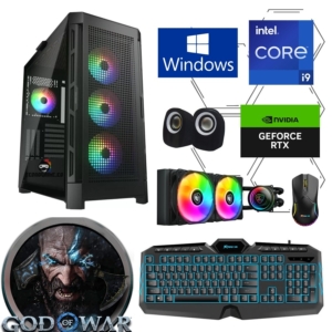 Cpu Gamer i9 12th 12900KF, Grafica Rtx 4070 Super 12GB, Ram 32Gb Ddr5, Ssd Nvme 1TB