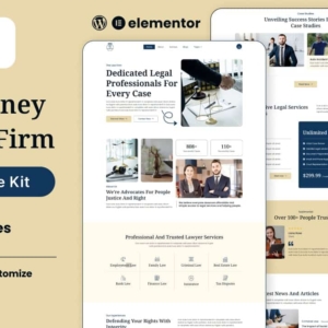 Corpifex – Plantilla Elementor para abogados y bufetes de abogados
