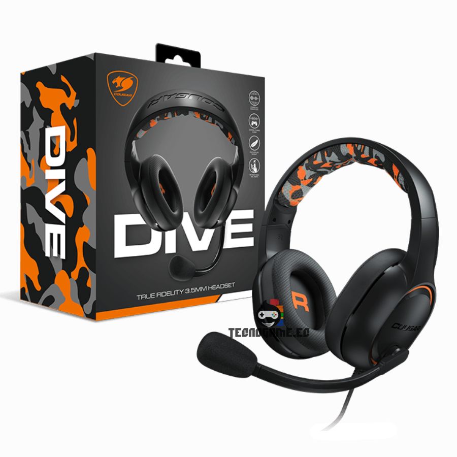 Audifono Gamer C/ Mic 50mm – Cougar Dive