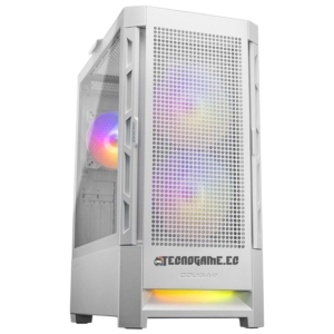 Case Gamer, Mid T, 3F Argb, Vidrio T – Cougar Duoface RGB WH