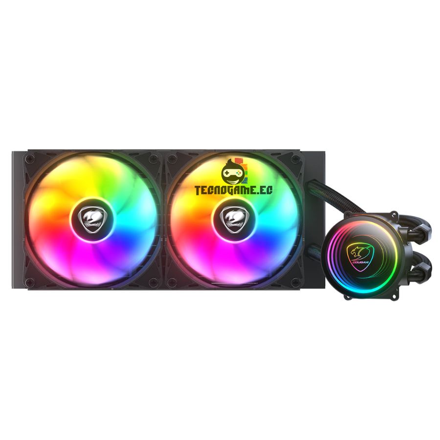 Sistema de Enfriamiento Liquido 240mm – Cougar Poseidon Elite ARGB - Imagen 2
