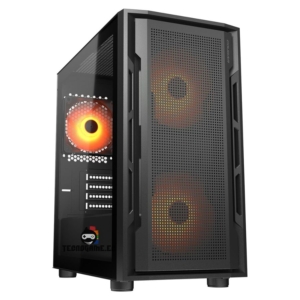 Case Gamer, Matx Mini Tower, 3Fan – Cougar UniFace Mini RGB