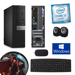 Cpu Empresarial i7 6th, Ram 16Gb, Ssd 256Gb – DELL