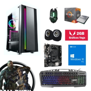 Cpu Gamer Ryzen 5 5600G, 16GB ram, Ssd 500GB, 2Gb Graficos Vega