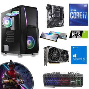 Cpu Gamer Core i7 11th, Nvidia Rtx 3050 8Gb, Periféricos