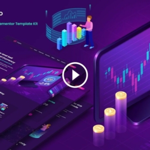 Cripto: kit de plantillas de Criptomoneda y Bitcoin Elementor
