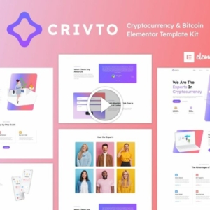 Crivto – Kit de plantillas de Criptomoneda y Bitcoin Elementor