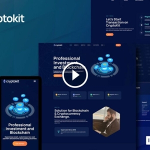 Cryptokit – Kit de plantilla de Elementor de criptomoneda de cadena de bloques