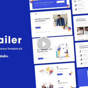 Dailer – Kit de plantillas Elementor para startups