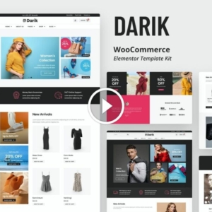 Darik – Kit de plantillas de Elementor WooCommerce de moda
