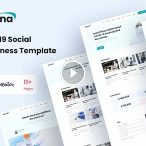 Darona – Kit de plantilla de Elementor de conciencia social COVID-19