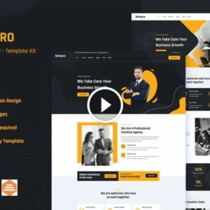 Datapro – Kit de plantillas Elementor para agencias creativas