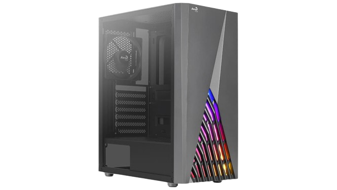 Gabinete Delta RGB Delta-G-BK-V2 4 fans - Imagen 2