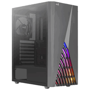 Gabinete Delta RGB Delta-G-BK-V2 4 fans