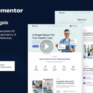 Diagsis: kit de plantilla Elementor de laboratorio clínico y atención médica