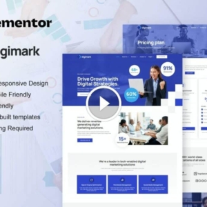Digimark – Digital Marketing Agency Elementor Pro Template Kit