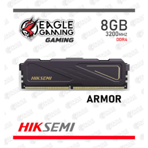 Memoria HIKSEMI ARMOR 8GB DDR4-3200MHz PC4-25600, CL18, 1.35V, UDIMM, Negro