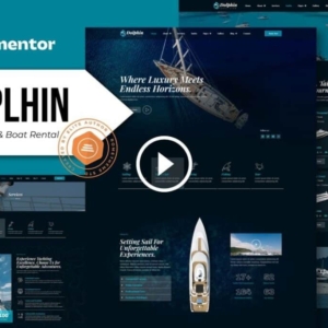 Dolphin – Yacht Club & Boat Rental Elementor Pro Template Kit