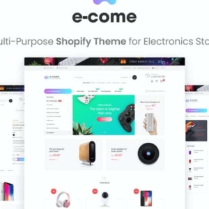 E-come | Multi-Purpose Shopify Theme for Electronics Store