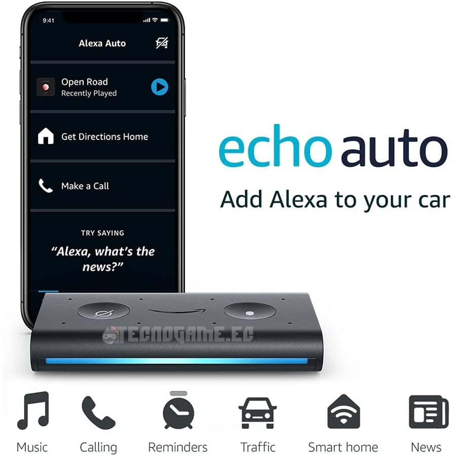 Echo Auto C/ Control De Voz Alexa – Amazon - Imagen 2