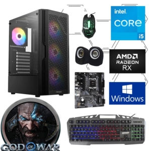 Cpu Gamer Core i5 12400F, Rx 6500XT 4GB, Ram 32Gb, Ssd 512Gb