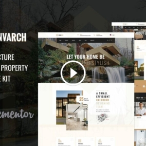 EnvArch: kit de plantillas de Elementor de arquitectura y propiedad única