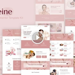Essein – Kit de plantilla Elementor de spa de belleza