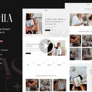 Fashia – Fashion & Clothing Designer Elementor Template Kit