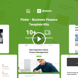 Fintar: Finance Management Elementor Template Kit