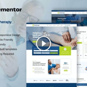 FlexTherapy – Chiropractic & Physiotherapy Elementor Template Kit