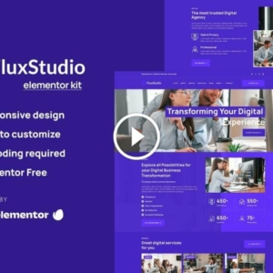 Flux – Digital Agency Elementor Template Kit