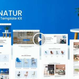 Furnatur – Kit de plantilla Elementor de comercio electrónico de muebles