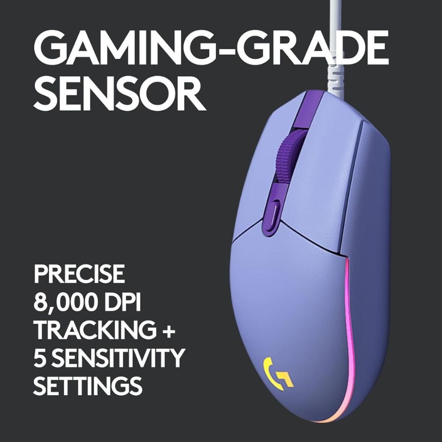 Mouse Gamer Programable Rgb – Logitech Prodigy G203 - Imagen 6