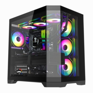 Case Gamer, Full Tower, 4F Argb, Vidrio T – Gamemax HYPE-A