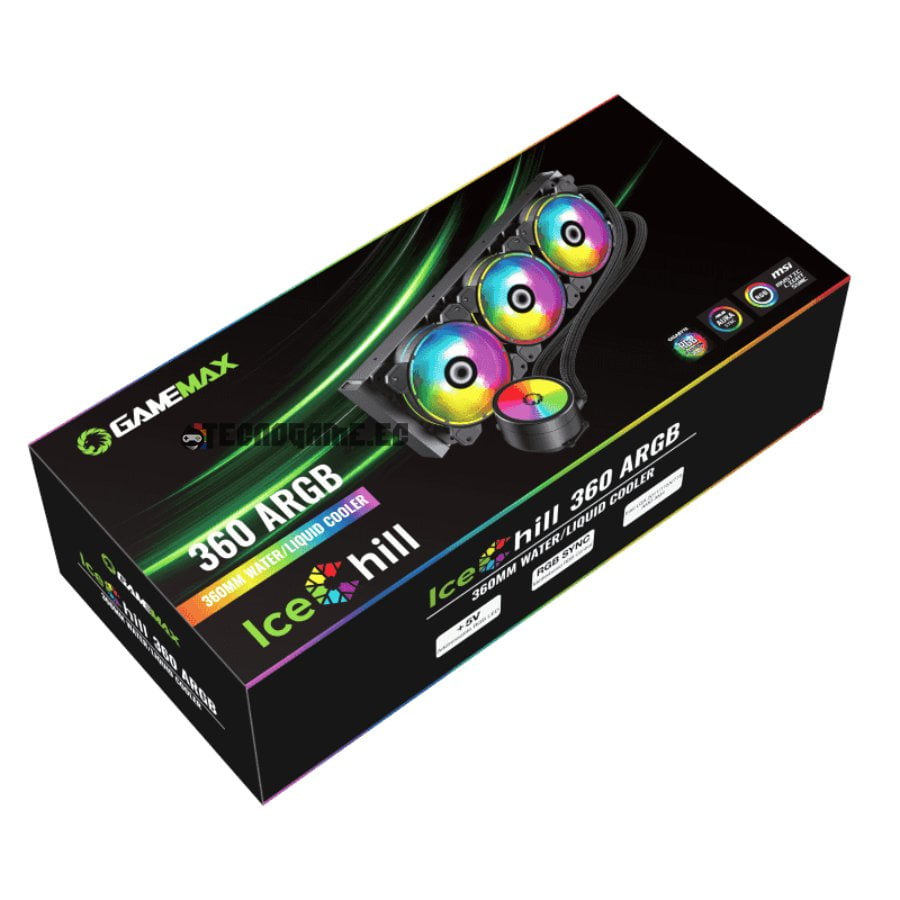 Sistema de Enfriamiento Liquido 360mm – Gamemax Ice Chill 360 - Imagen 3