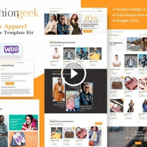 Fashion Geek: kit de plantillas para elementos de moda de WooCommerce