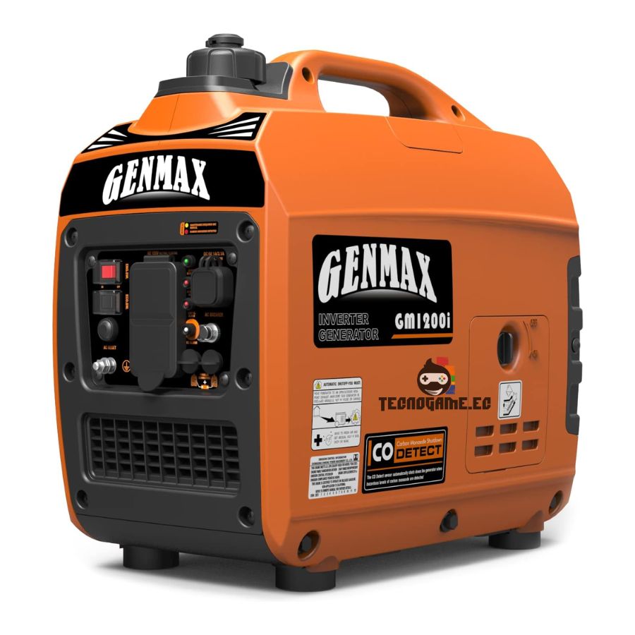 Generador a Gasolina Silencioso 1200W, Ultraligero – Genmax GM1200i