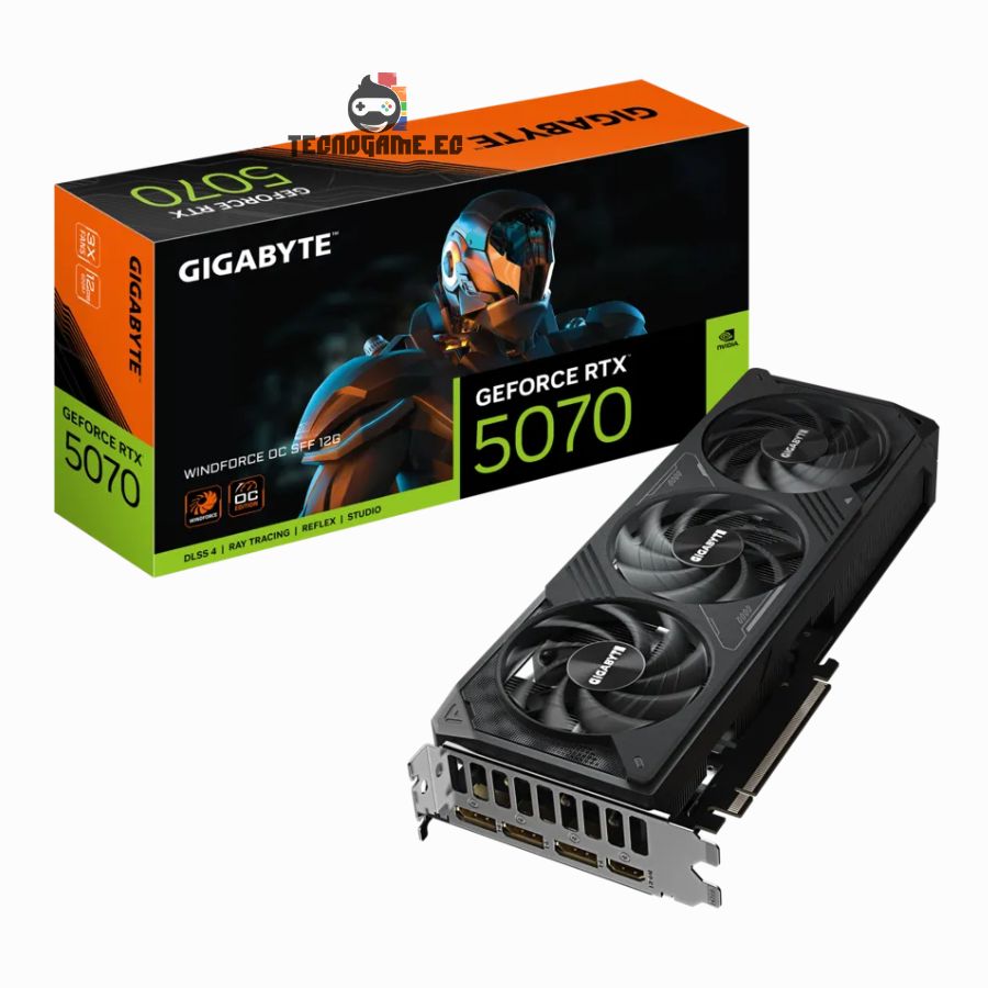 Tarjeta Gráfica Nvidia Rtx 5070 12Gb Gddr7 – Gigabyte Windforce OC