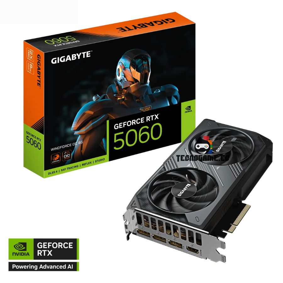 Tarjeta Gráfica Nvidia Rtx 5060 8Gb Gddr7 – Gigabyte Windforce OC