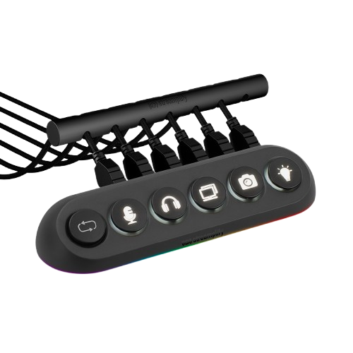 Hub 5 puertos USB 3.0 Deck 5 negro Streamplify - Imagen 2
