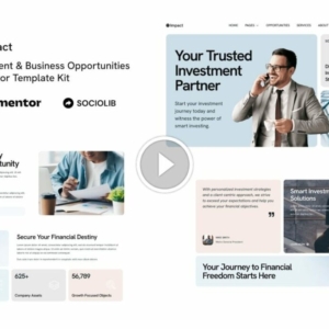 Impact – Elementor Template Kit for Business and Investment Opportunities