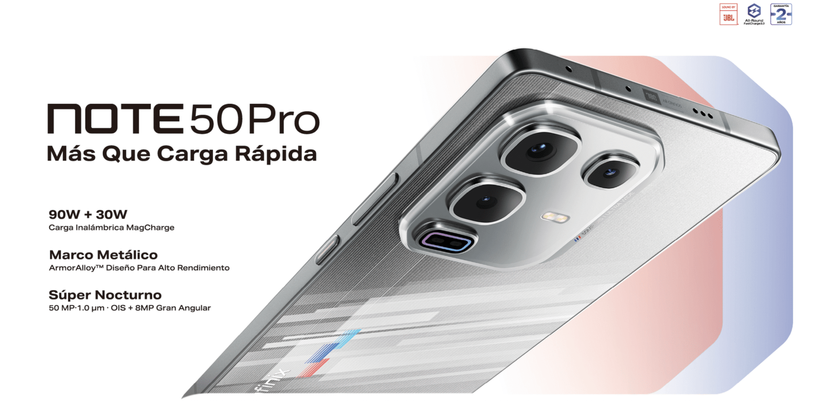 Infinix NOTE 50 Pro 256GB 24 GB RAM - Imagen 3